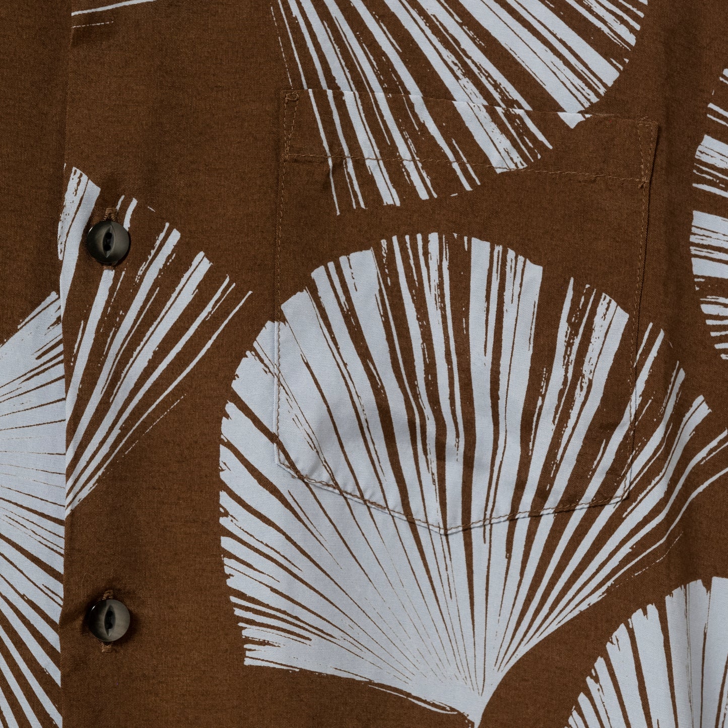 KUBA SHORT SLEEVE BROWN