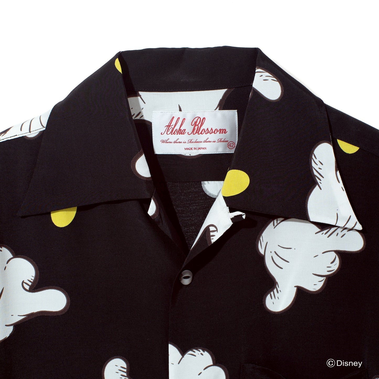 MICKEY MOUSE HAND SIGN Collaboration with Name. BLACK
