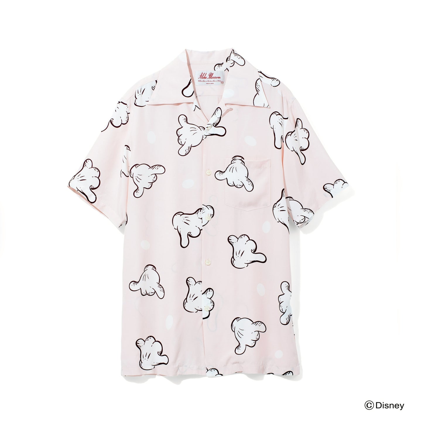 MICKEY MOUSE HAND SIGN Collaboration with Name. PINK