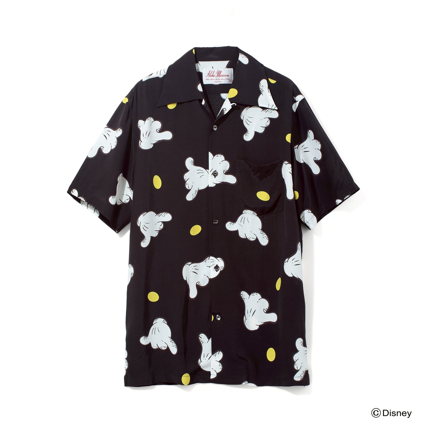 MICKEY MOUSE HAND SIGN Collaboration with Name. BLACK
