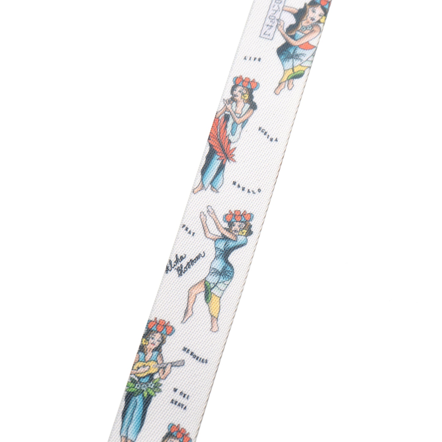 UKULELE GYPSY STRAP WHITE