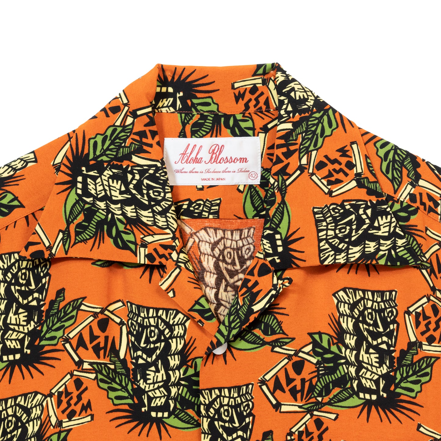TIKI SHORT SLEEVE ORANGE