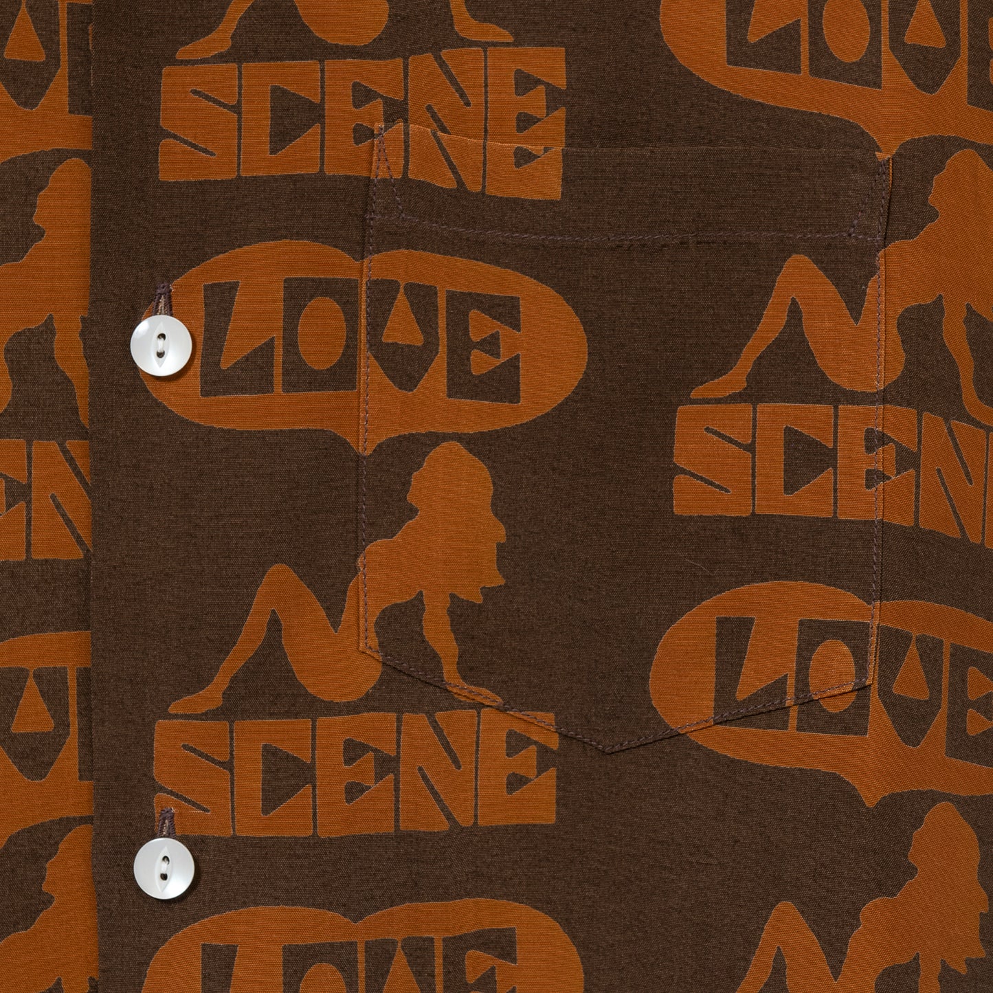 LOVE SCENE SHORT SLEEVE BROWN