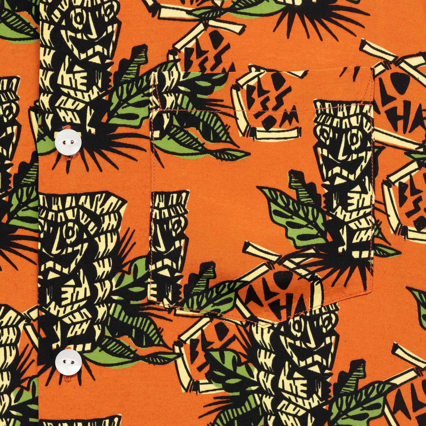 TIKI SHORT SLEEVE ORANGE