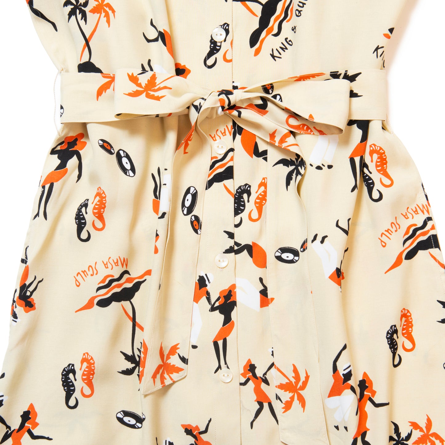 KING & QUEEN DRESS BEIGE