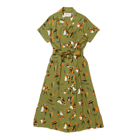 KING & QUEEN DRESS KHAKI