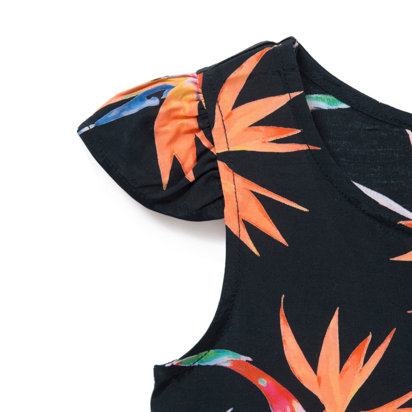 BIRDS OF PARADISE KIDS ONE PIECE BLACK