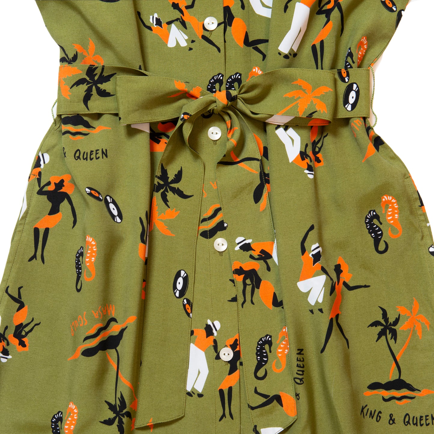 KING & QUEEN DRESS KHAKI