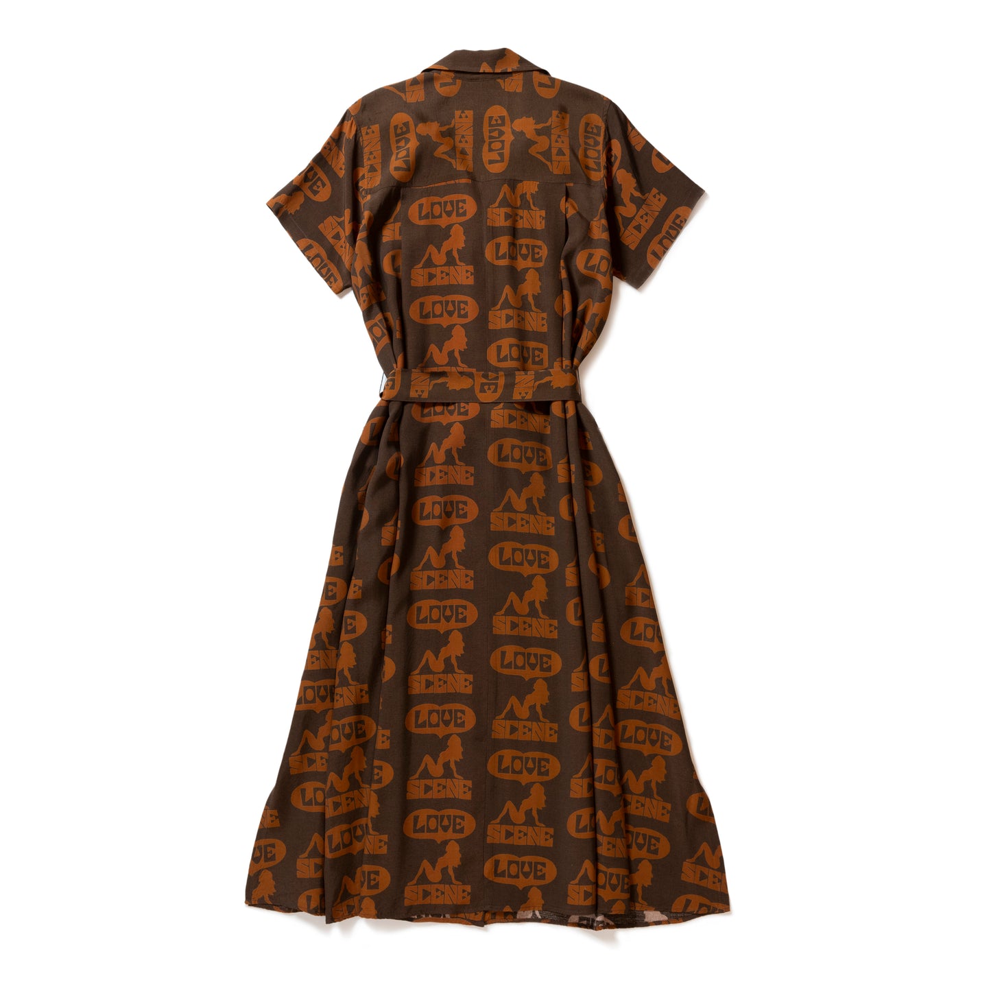 LOVE SCENE DRESS BROWN