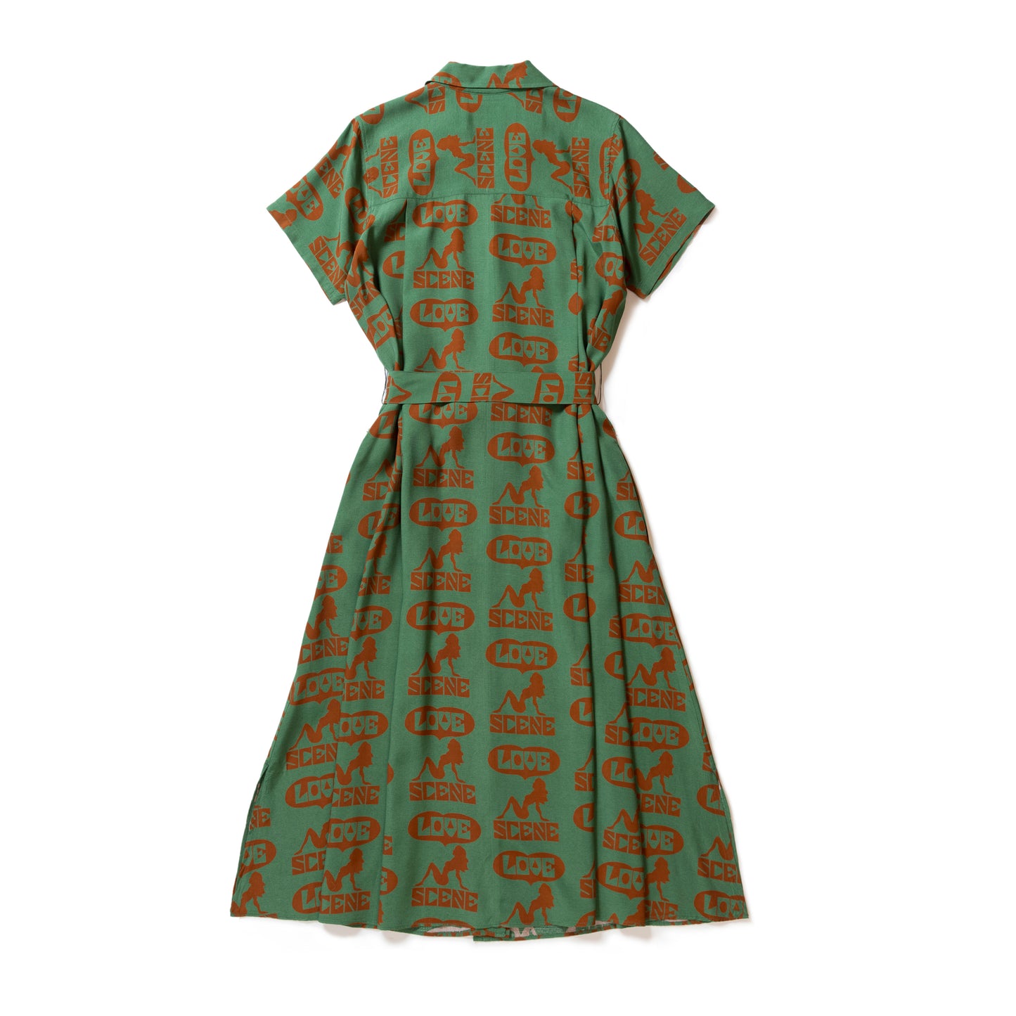 LOVE SCENE DRESS L GREEN