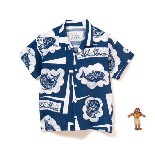 MEDETAI KIDS SHIRTS NAVY