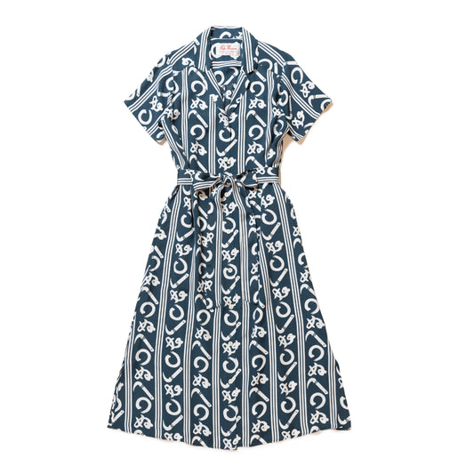 KAMAWANU DRESS NAVY