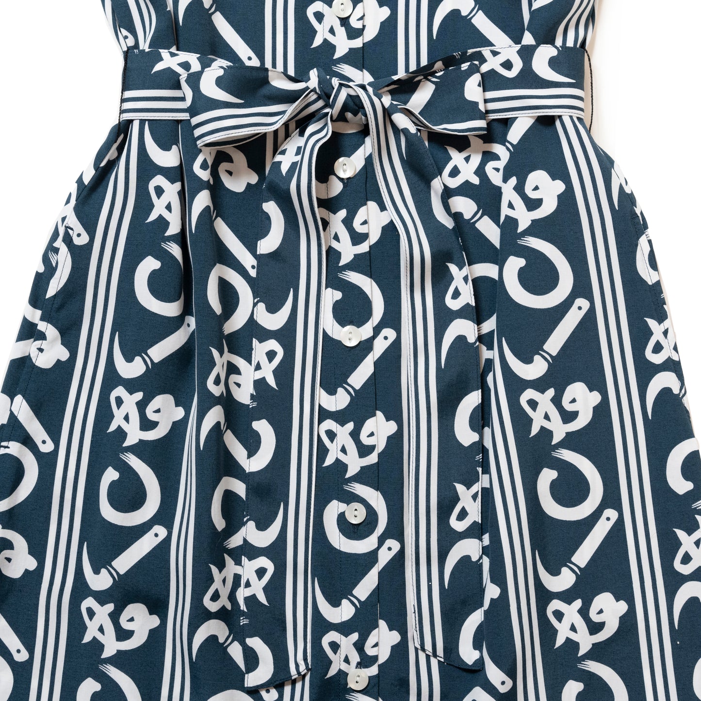 KAMAWANU DRESS NAVY