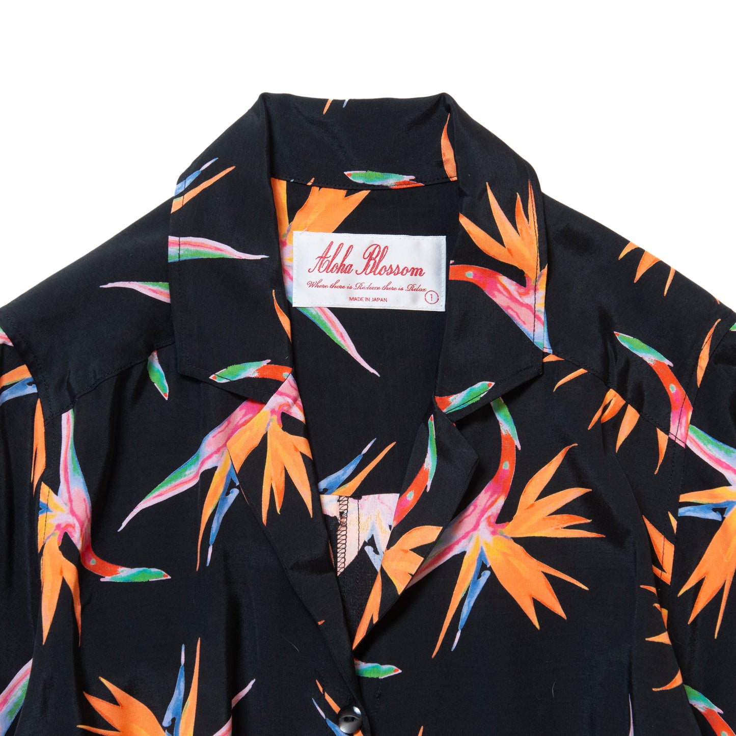 BIRDS OF PARADISE DRESS BLACK