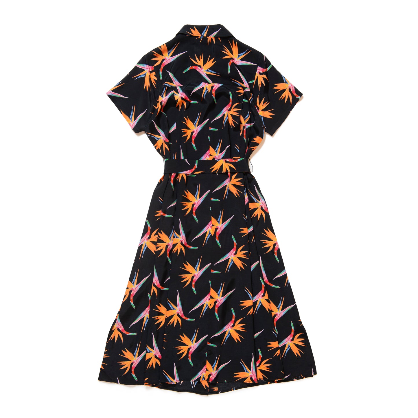 BIRDS OF PARADISE DRESS BLACK