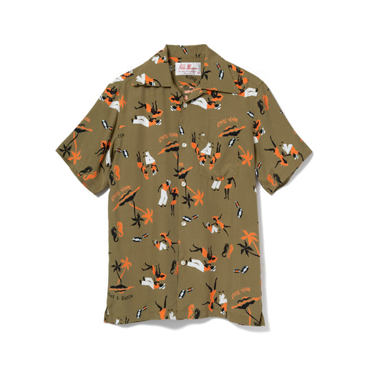 KING & QUEEN SHORT SLEEVE KHAKI