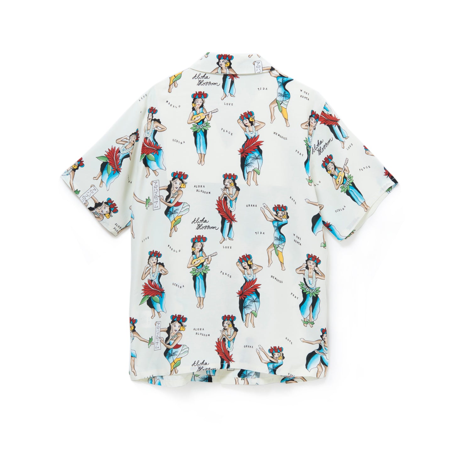 HULA GIRL KIDS SHIRTS WHITE