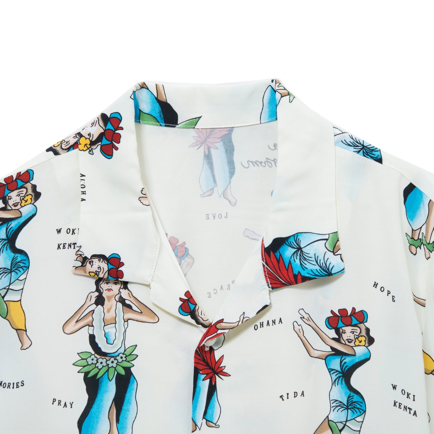 HULA GIRL KIDS SHIRTS WHITE