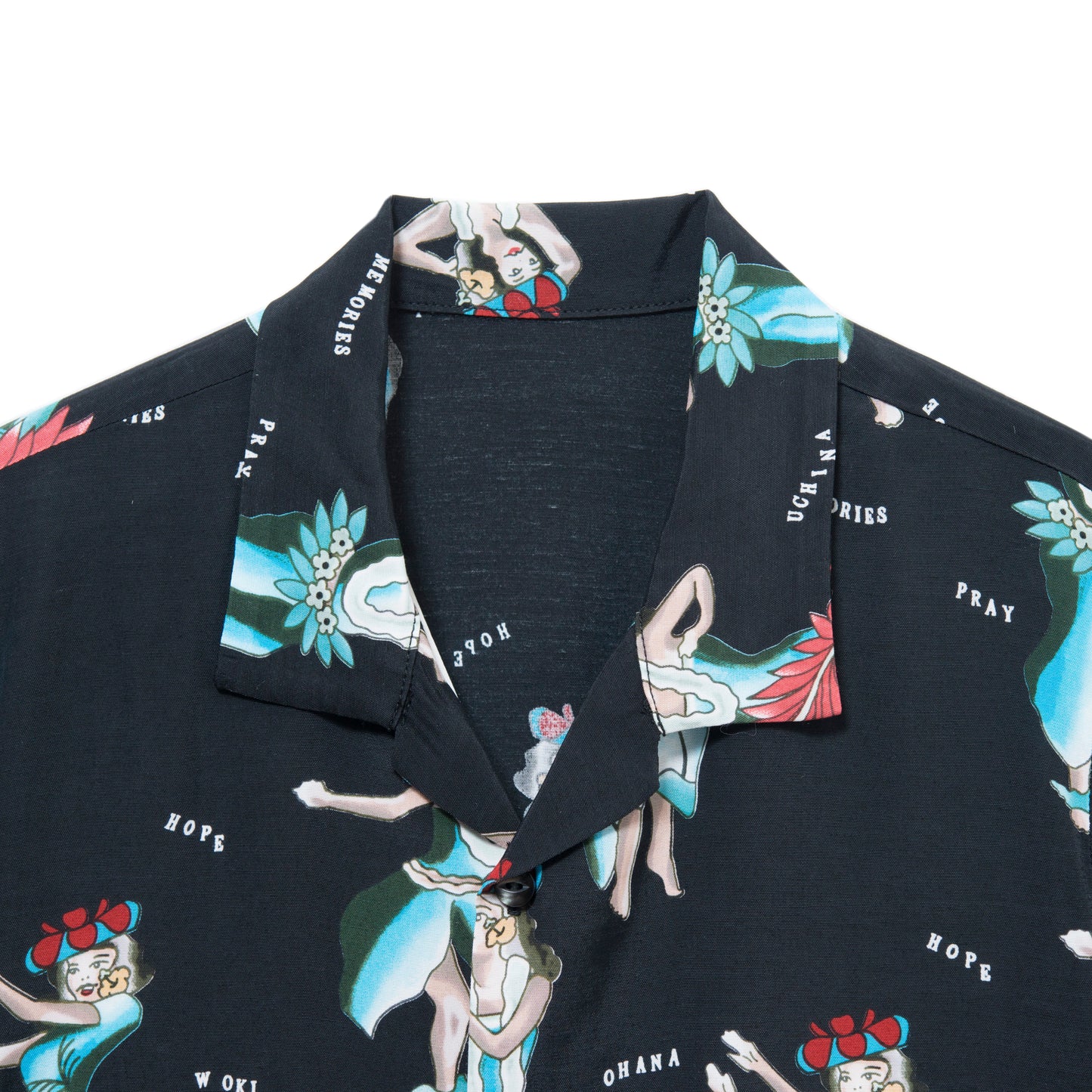 HULA GIRL KIDS SHIRTS BLACK
