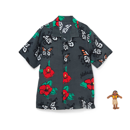 TEHU TEHU KIDS SHIRTS CHARCOAL