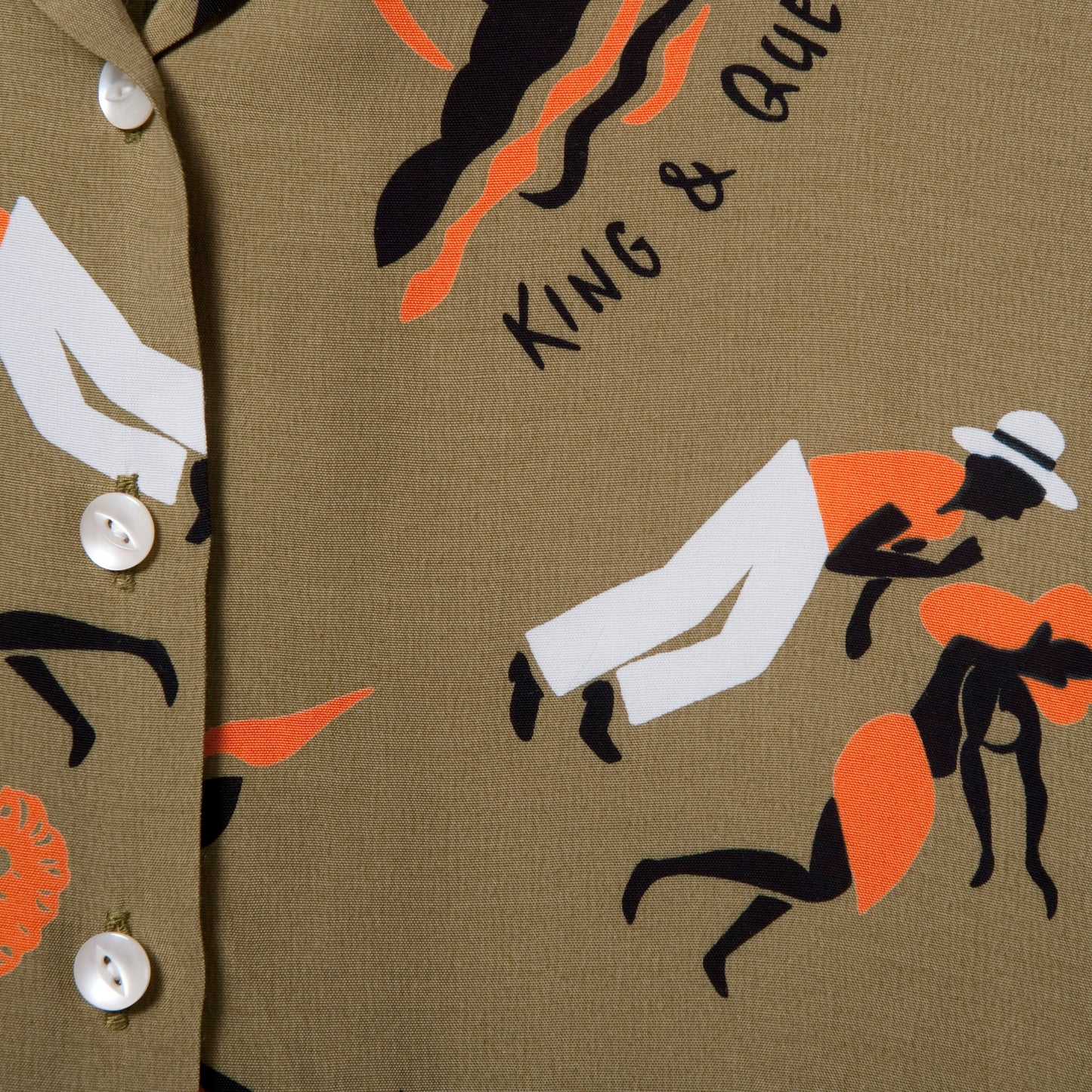 KING & QUEEN SHORT SLEEVE KHAKI