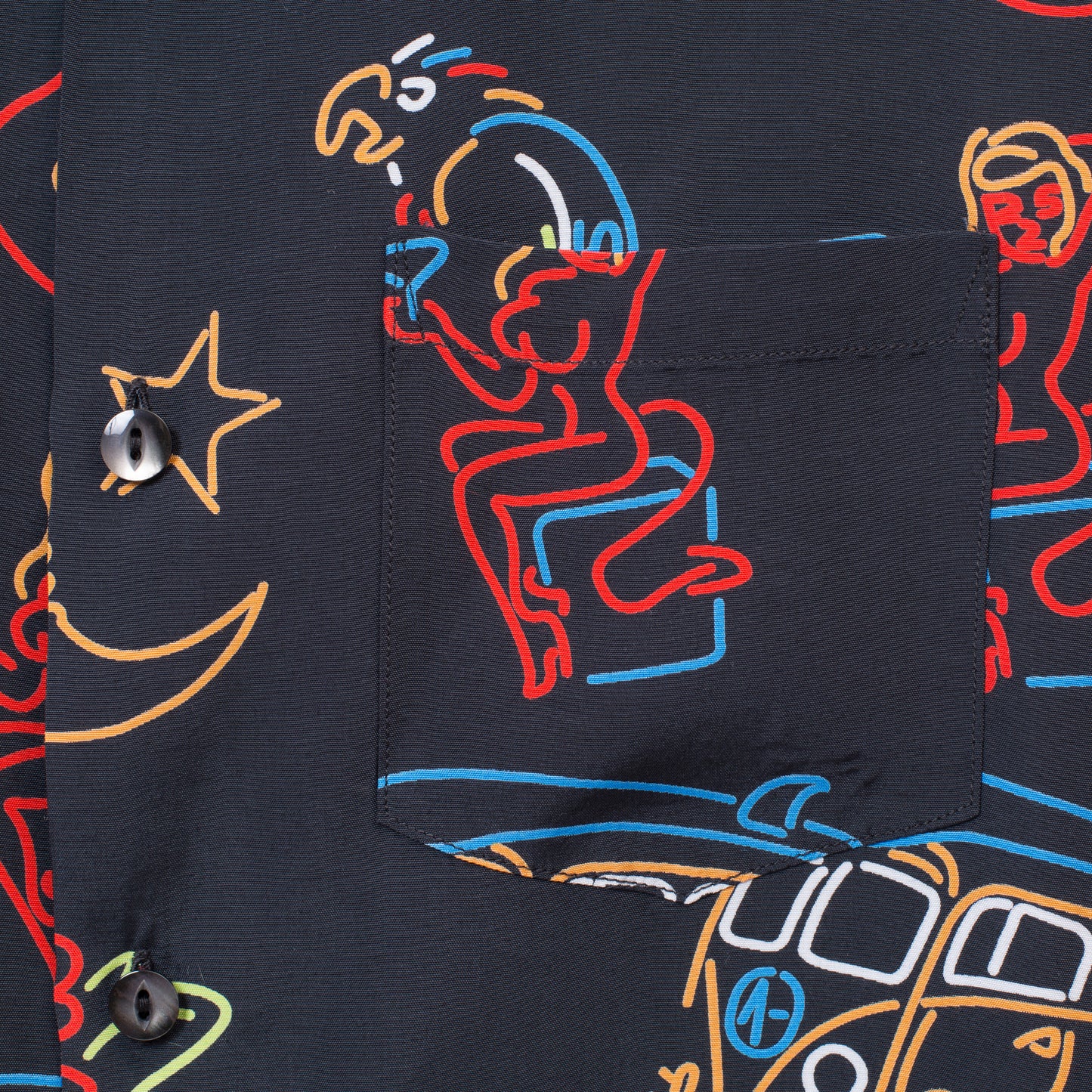 NEON SHORT SLEEVE BLACK