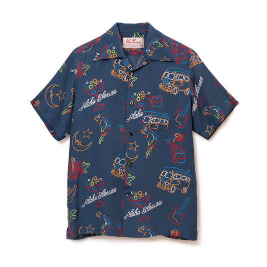 NEON SHORT SLEEVE NAVY