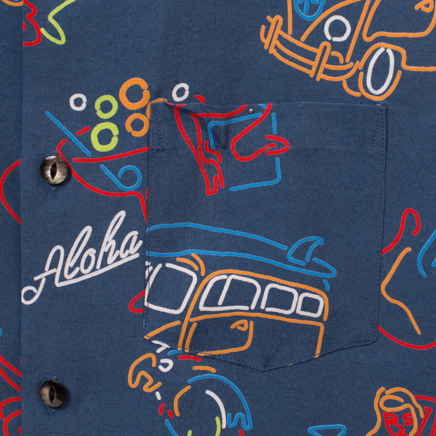 NEON SHORT SLEEVE NAVY