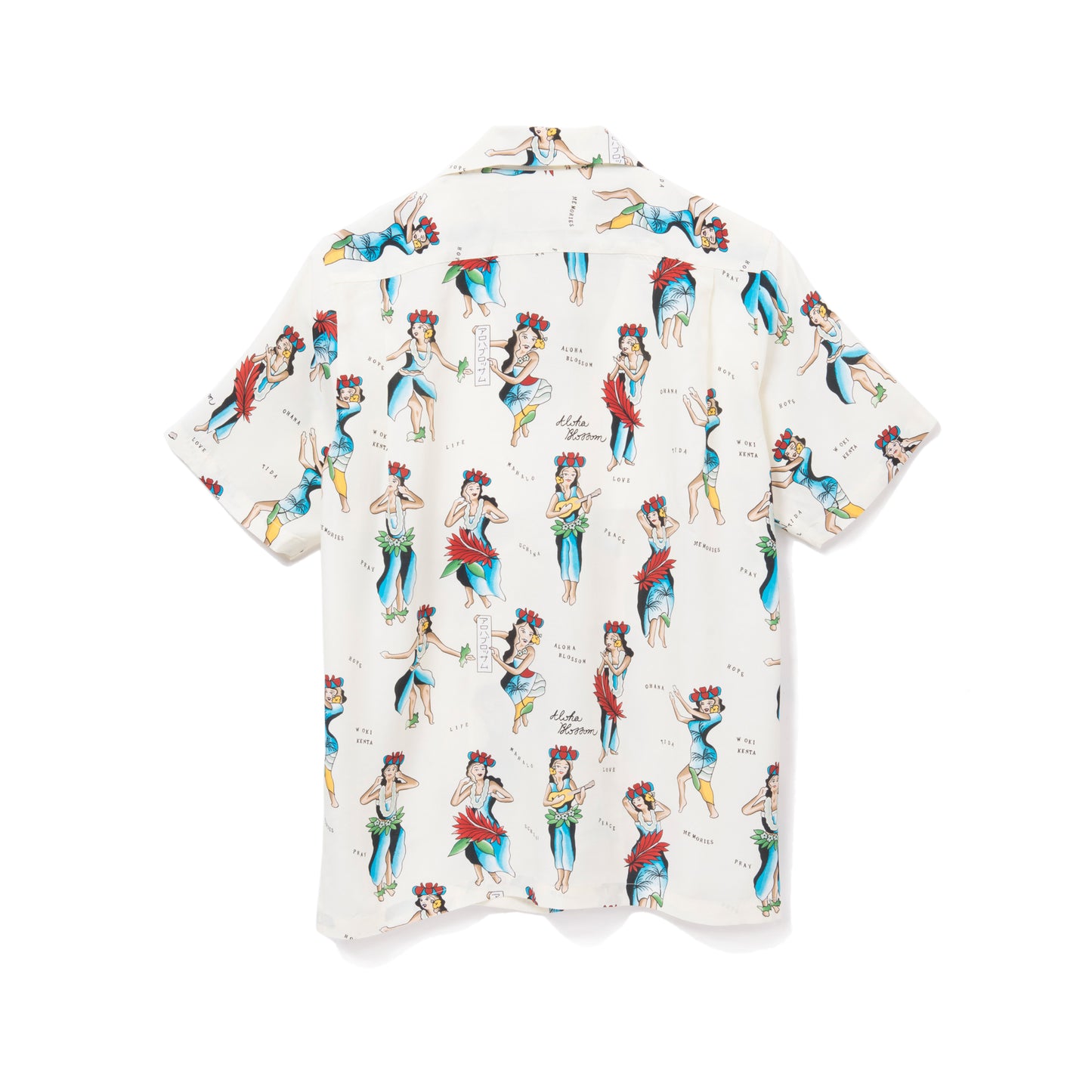 HULA GIRL SHORT SLEEVE NATURAL WHITE