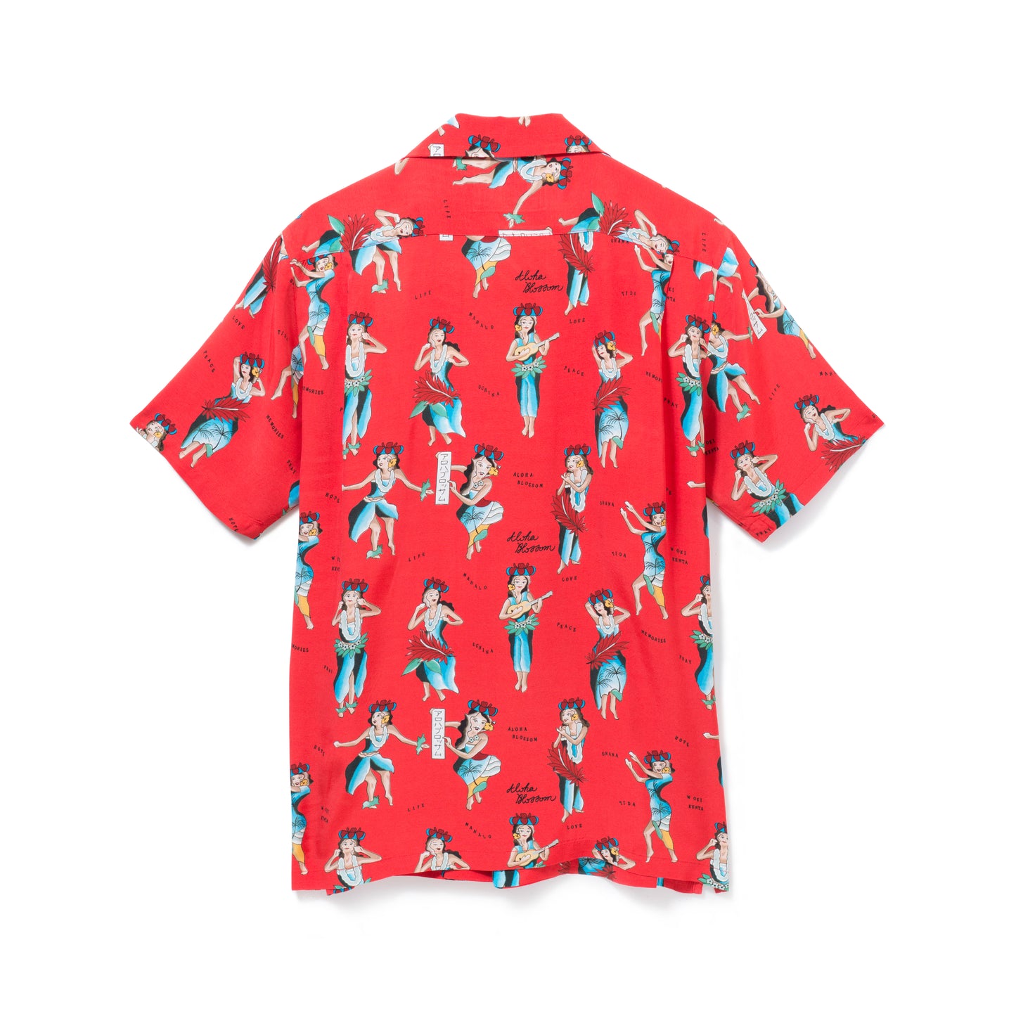 HULA GIRL SHORT SLEEVE RED