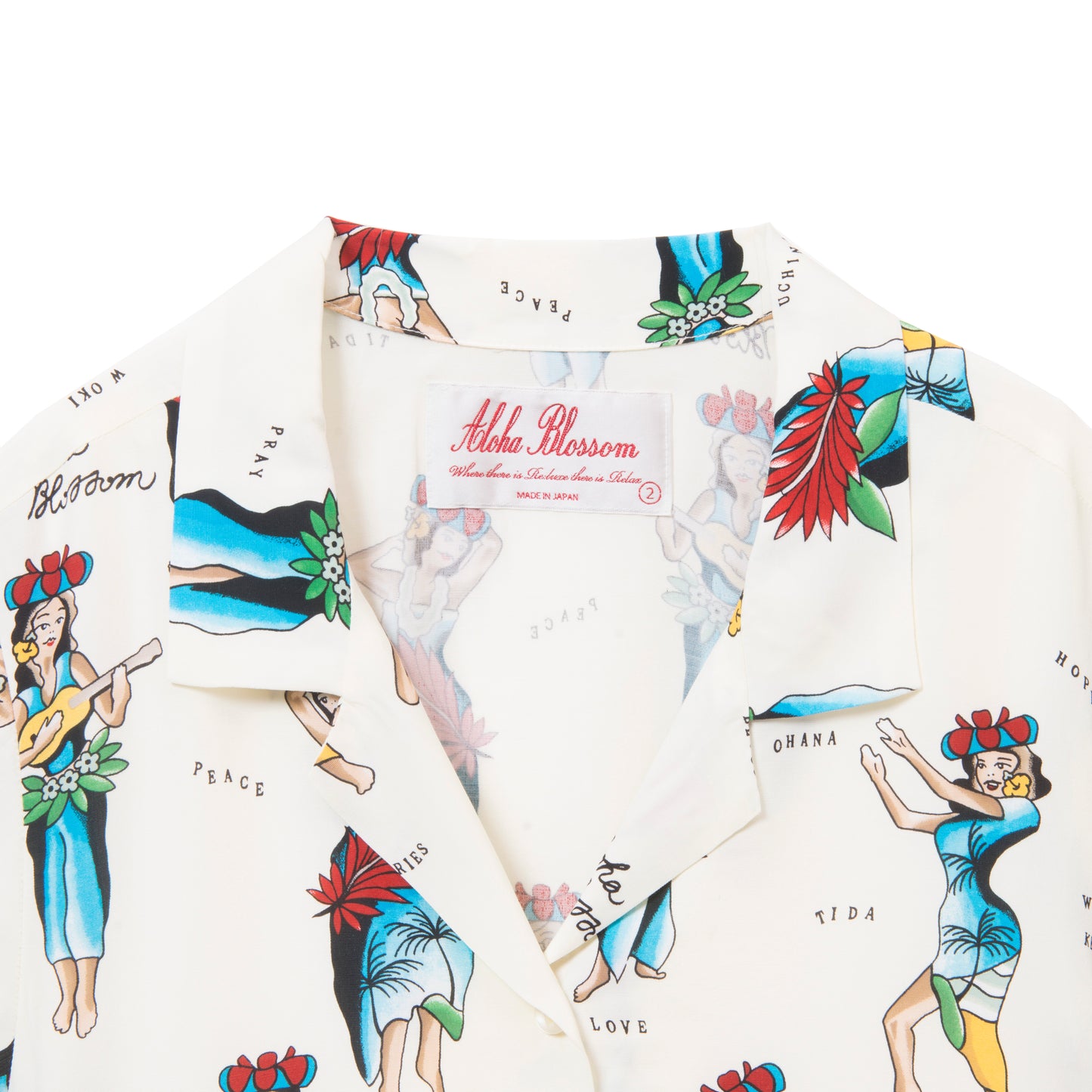 HULA GIRL ONE PIECE NATURAL WHITE