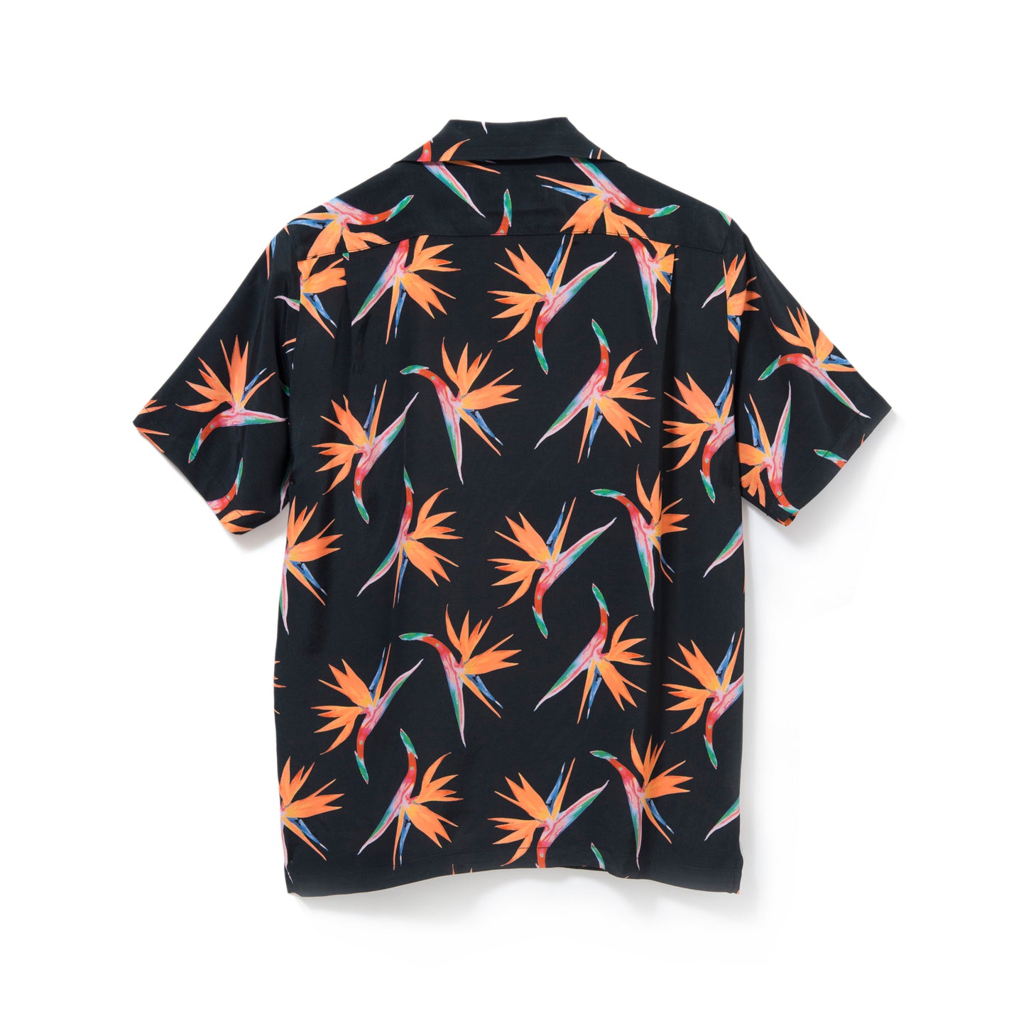 BIRDS OF PARADISE SHORT SLEEVE BLACK