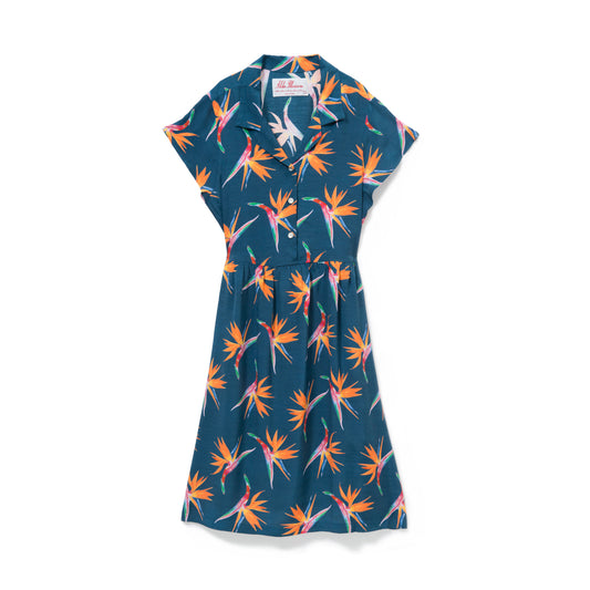 BIRDS OF PARADISE ONE PIECE NAVY