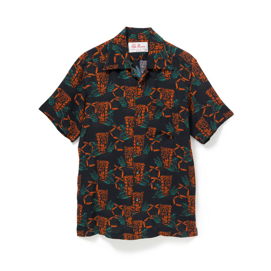 TIKI SHORT SLEEVE BLACK