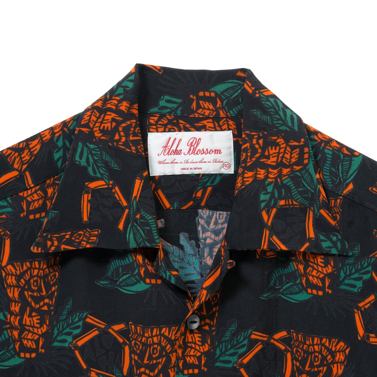 TIKI SHORT SLEEVE BLACK
