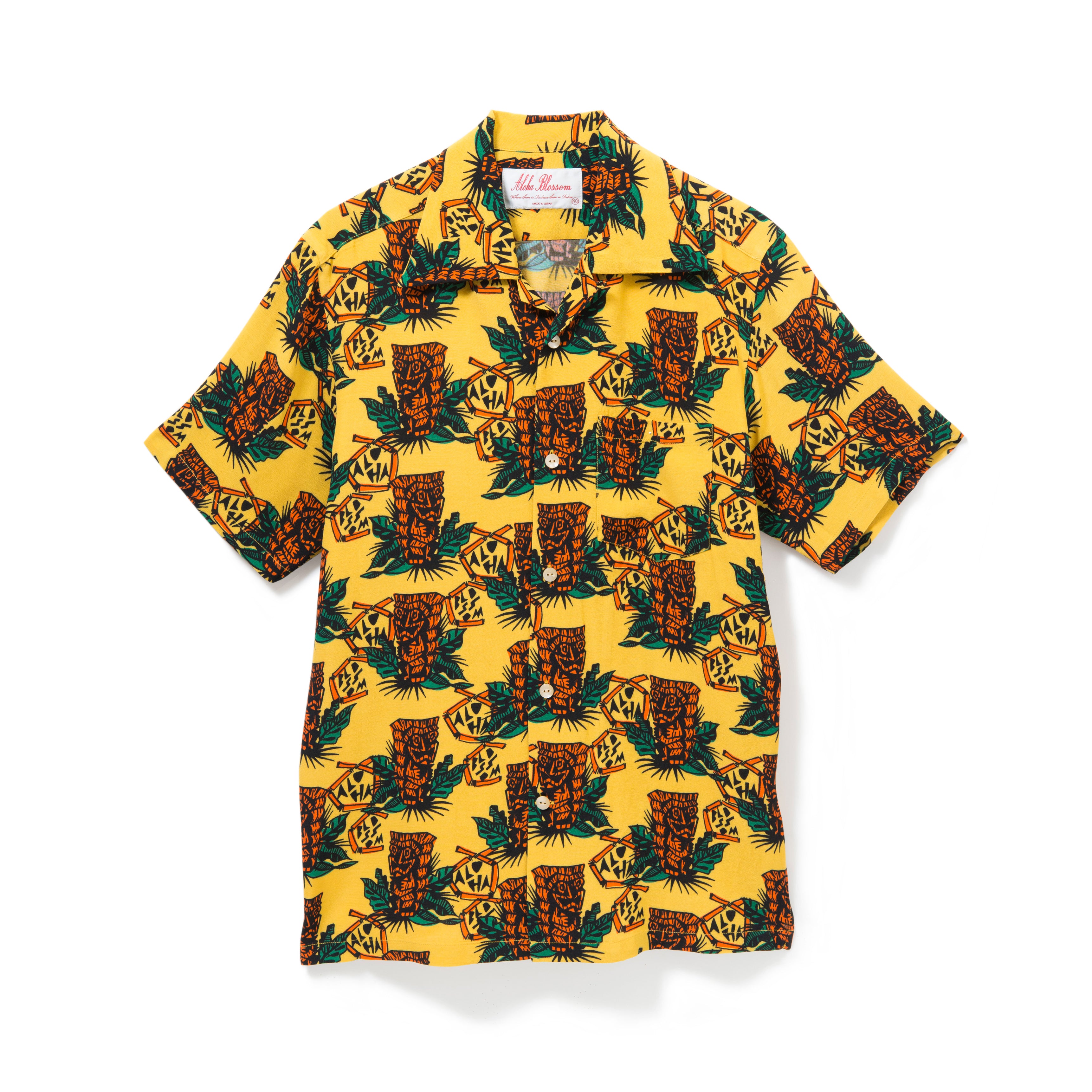 TIKI SHORT SLEEVE BANANA – Alohablossom