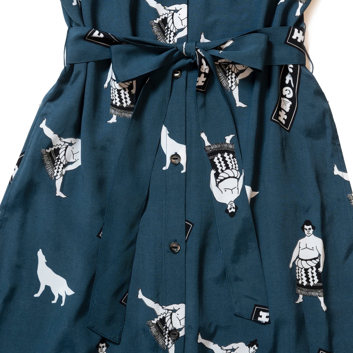 CHIYONOFUJI DRESS NAVY