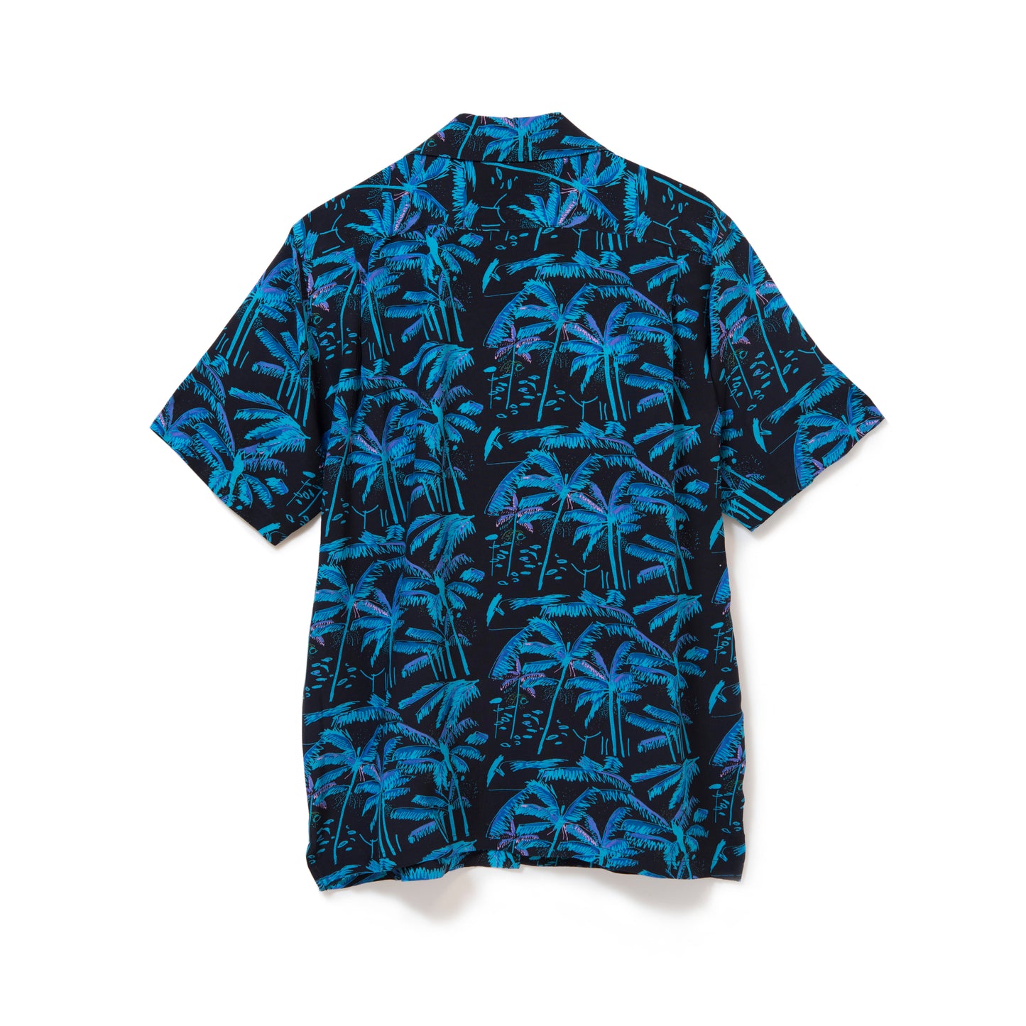 PALM TREE SHORT SLEEVE BLACK