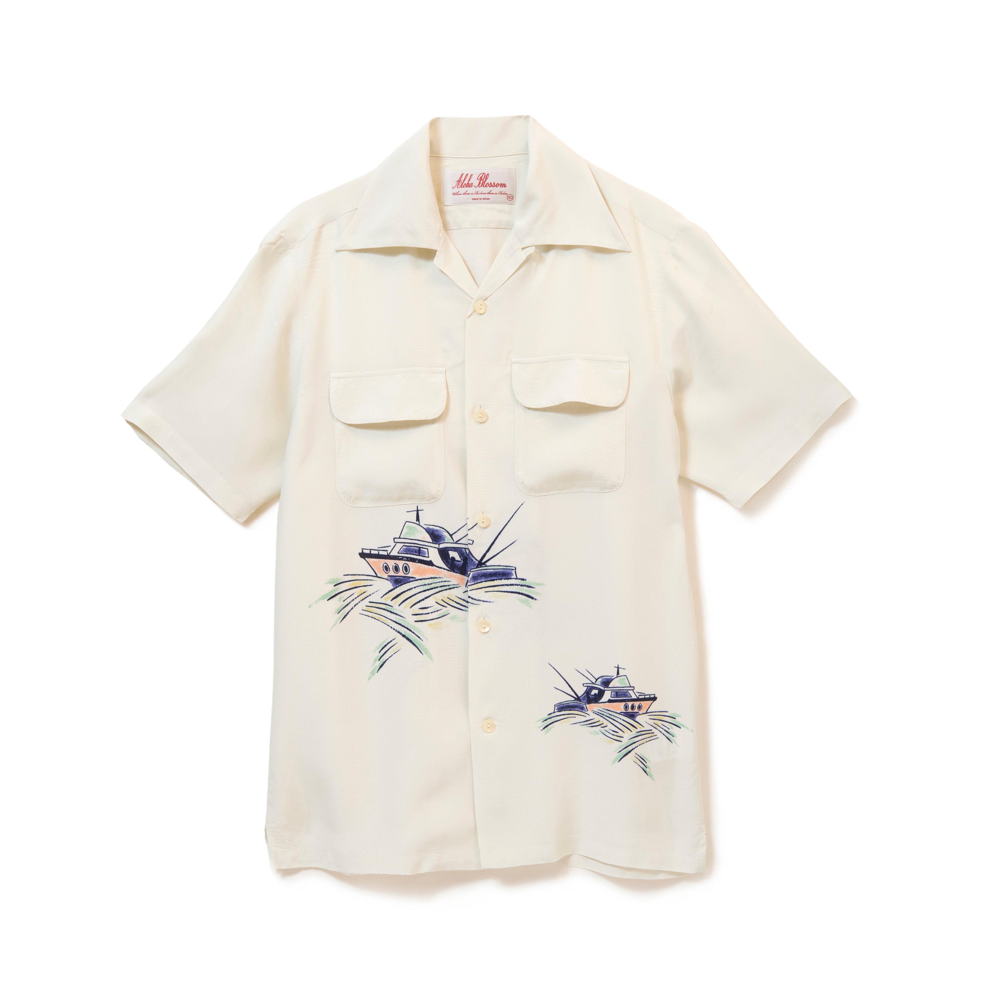 SWORD FISH SHORT SLEEVE WHITE – Alohablossom