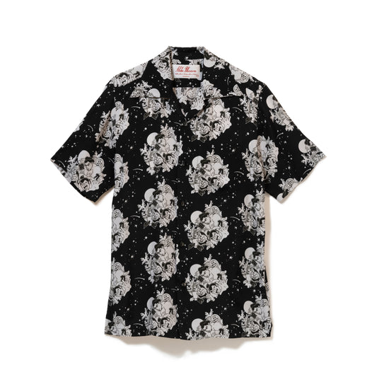 千代の富士 VS キン肉マンVSウルフマン SHORT SLEEVE BLACK