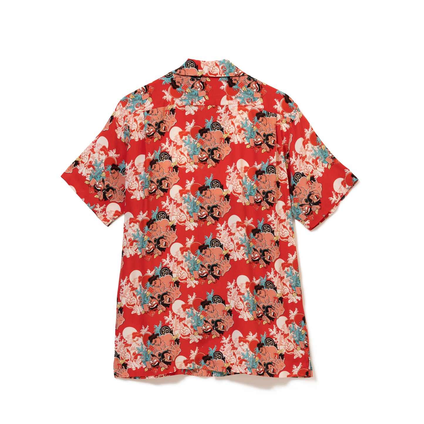 千代の富士 VS キン肉マンVSウルフマン SHORT SLEEVE RED