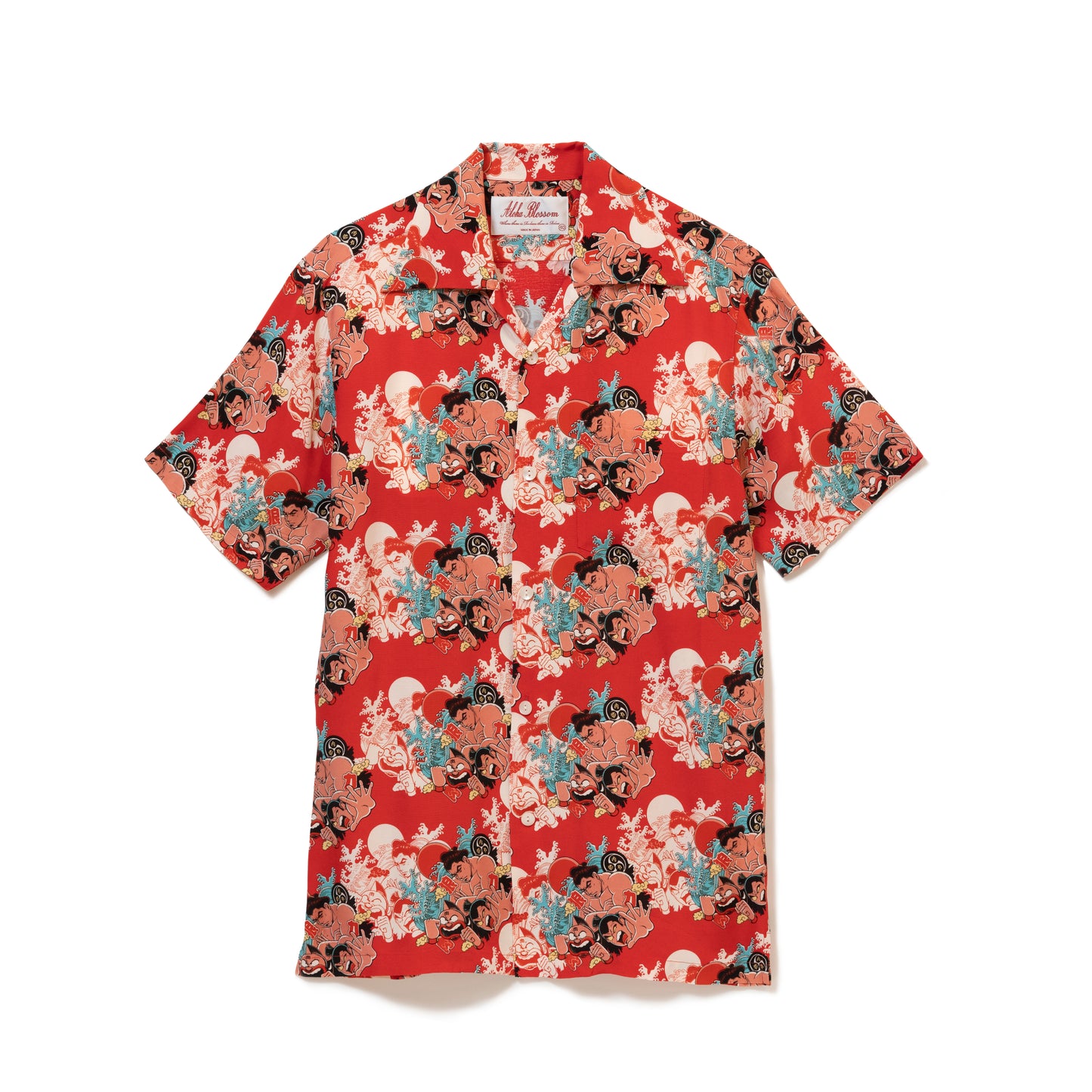 千代の富士 VS キン肉マンVSウルフマン SHORT SLEEVE RED
