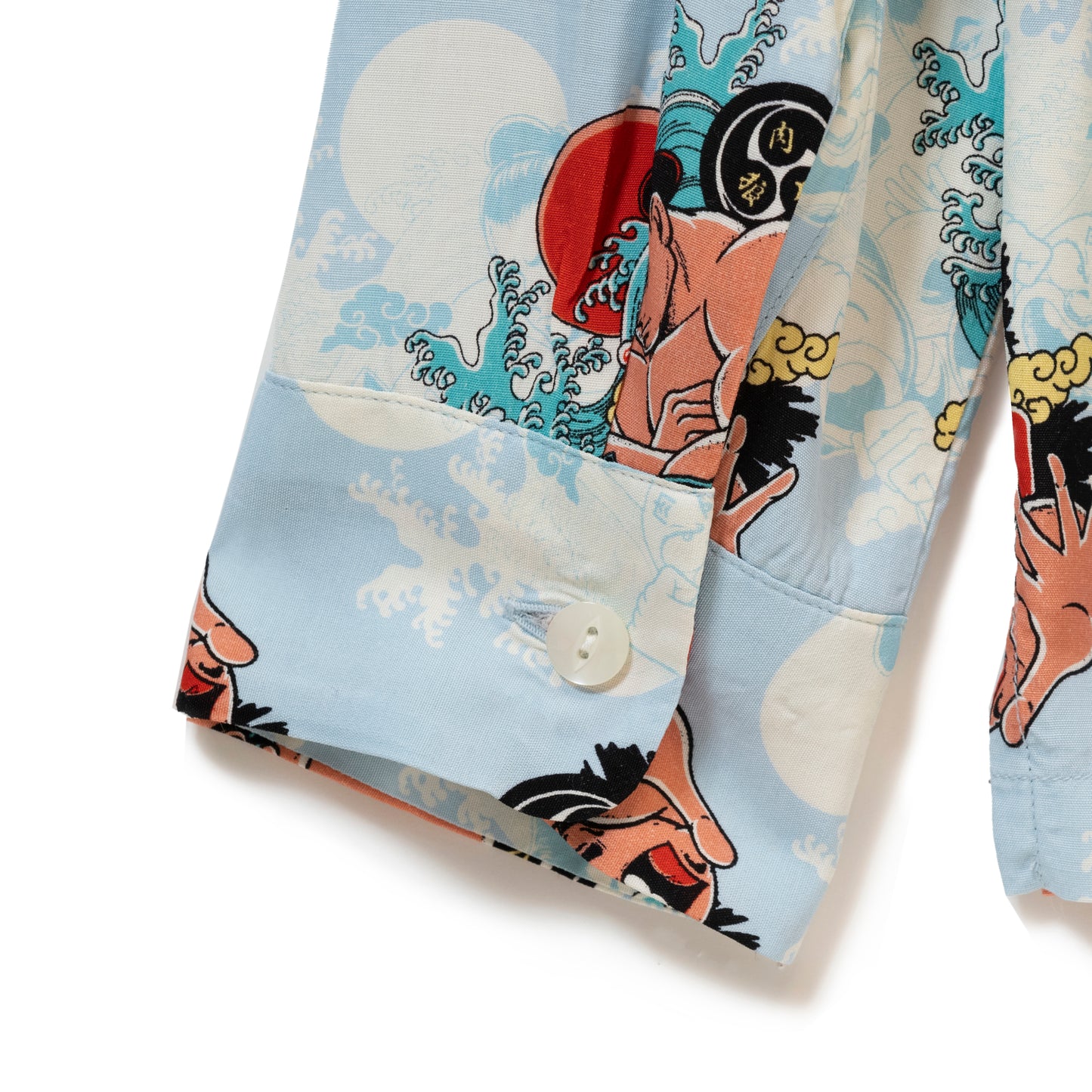 千代の富士 VS キン肉マンVSウルフマン LONG SLEEVE BLUE