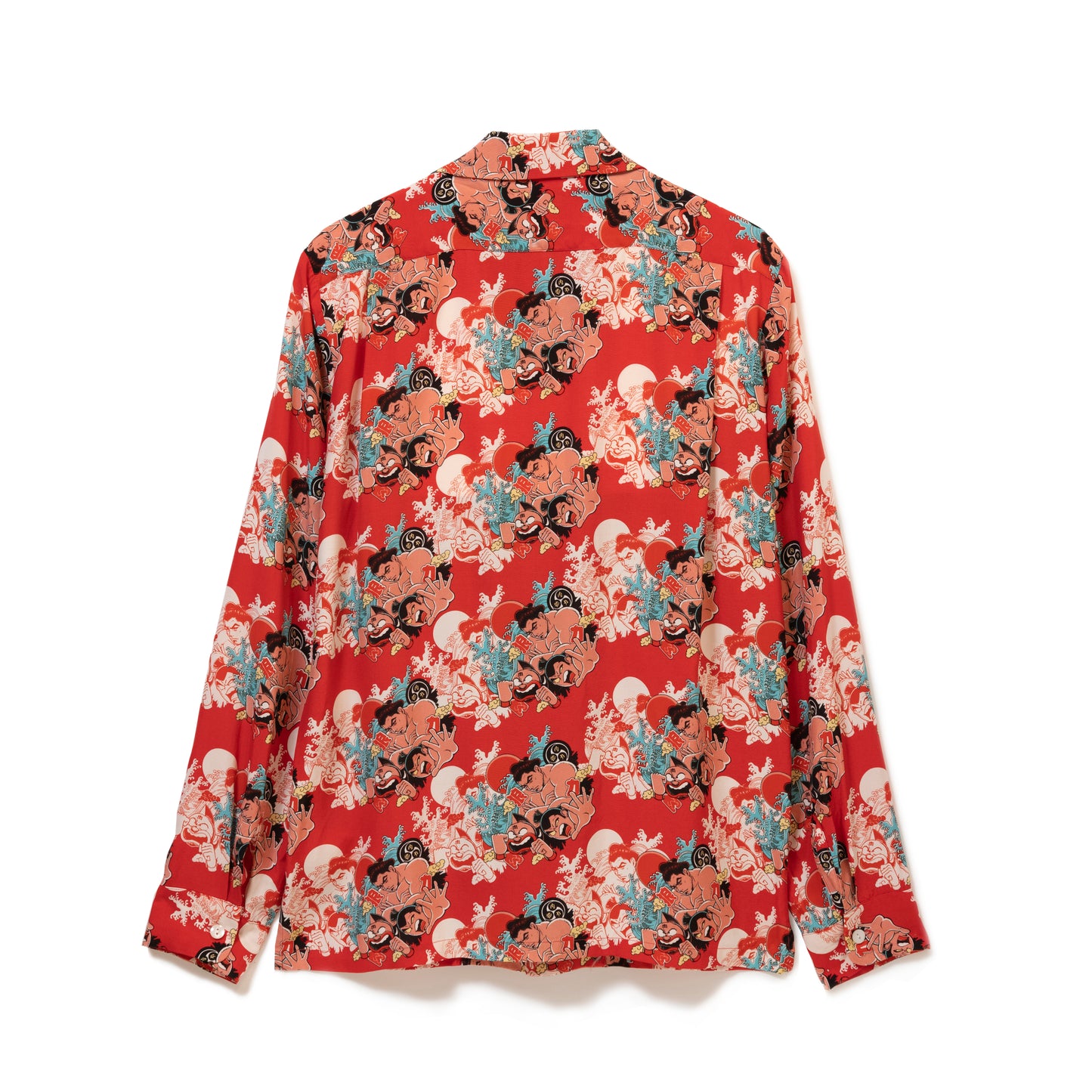 千代の富士 VS キン肉マンVSウルフマン LONG SLEEVE RED