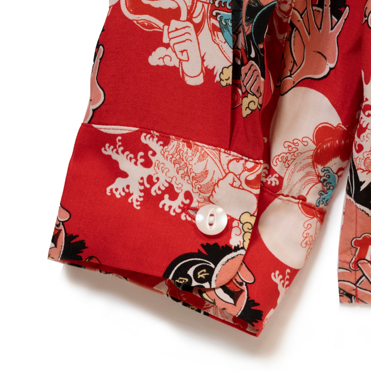 千代の富士 VS キン肉マンVSウルフマン LONG SLEEVE RED