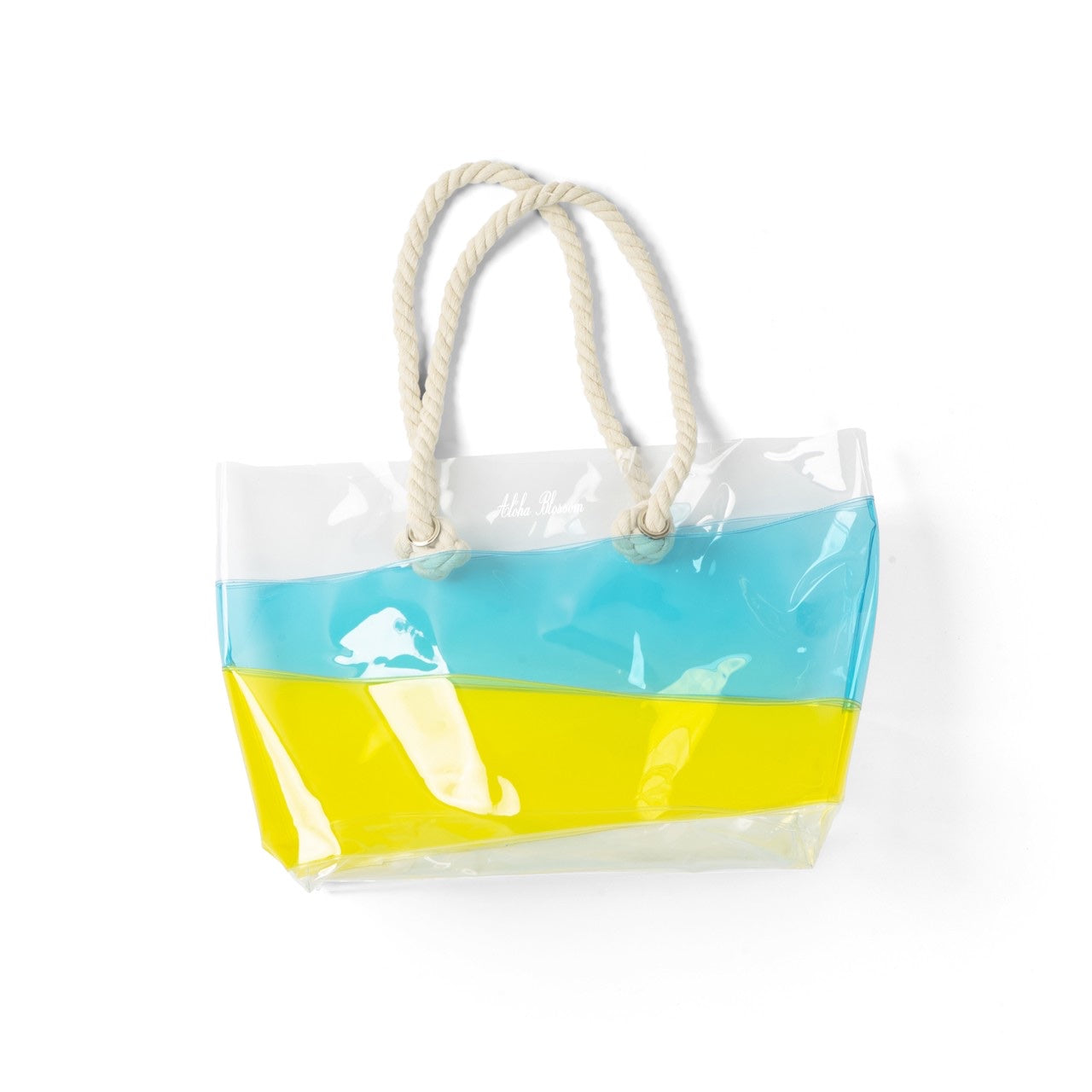 LOGO BEACH TOWL BLUE