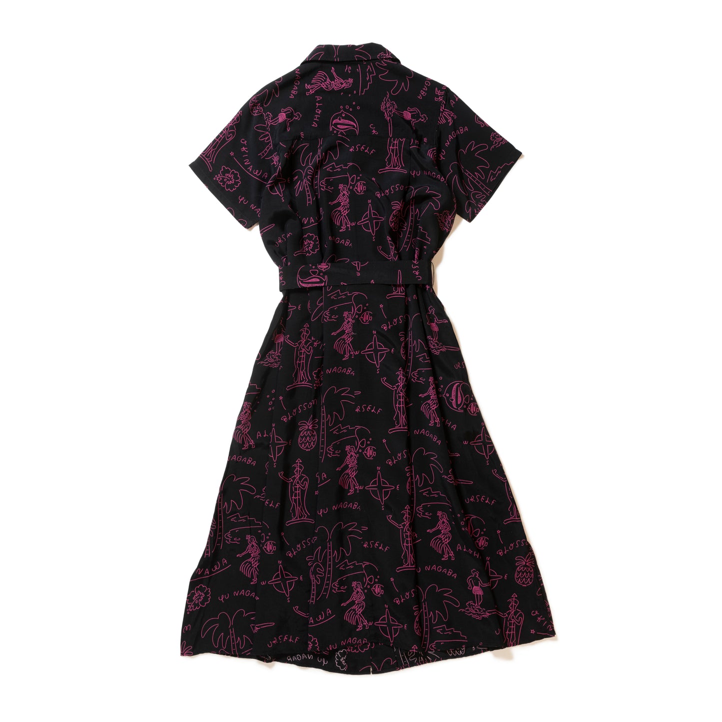 HAWAIIAN DRESS BLACK&PINK
