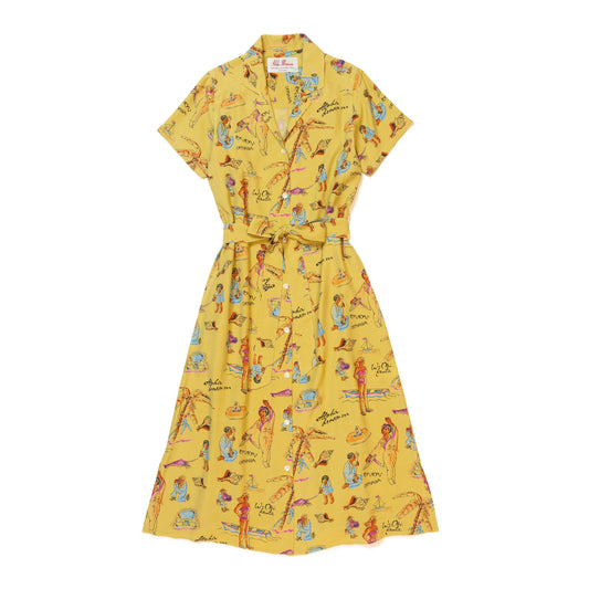 RYUKYU SOUVENIR DRESS LEMON