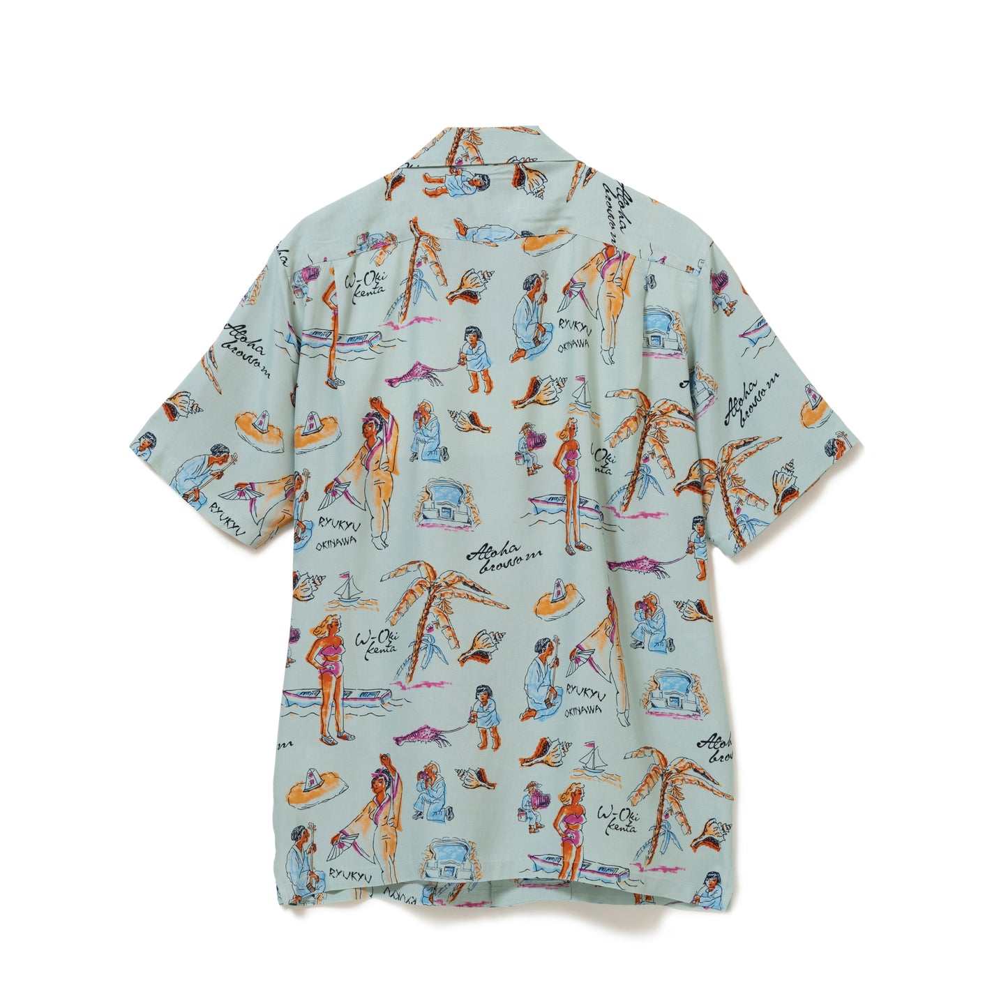 RYUKYU SOUVENIR SHORT SLEEVE MINT