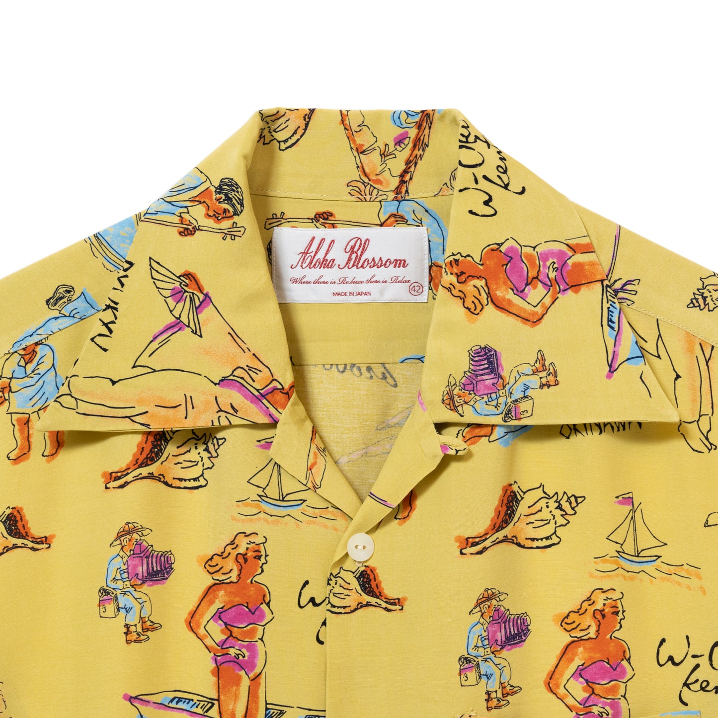 RYUKYU SOUVENIR SHORT SLEEVE LEMON